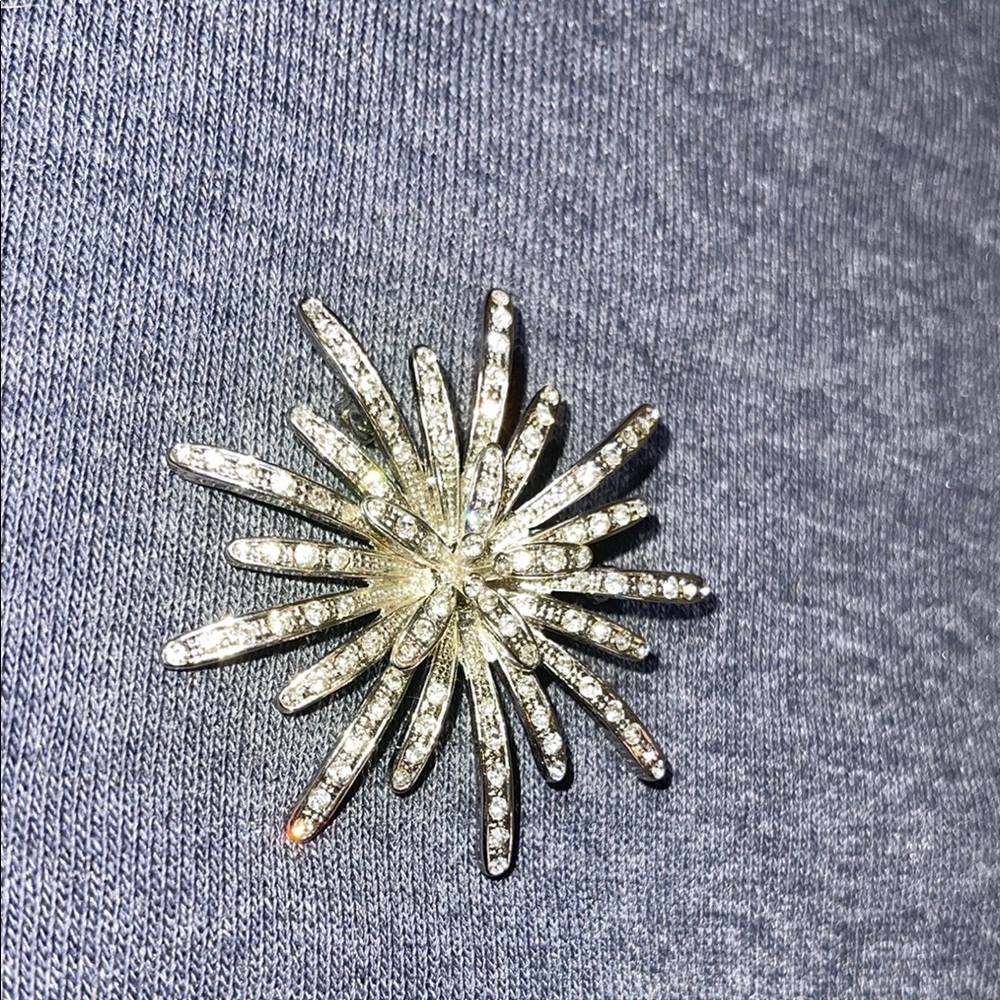 1960s 3-D Atomic Starburst Brooch